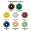 Dedeco SUNBURST 3'' TC DISCS DARK GREEN 50 GRIT (A/O) 12/BX 2252